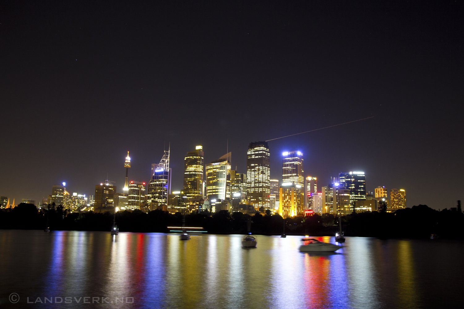 Sydney at night, New South Wales. 

(Canon EOS 550D / Sigma 18-50mm F2.8)