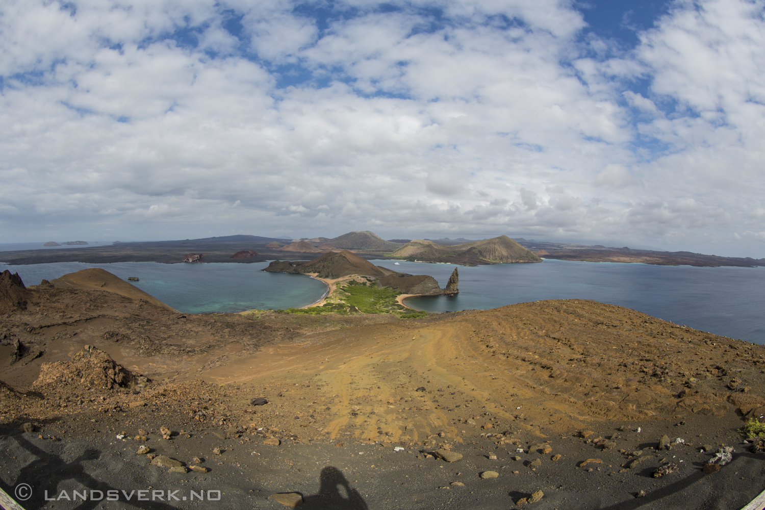 Bartolome Island, Galapagos. 

(Canon EOS 5D Mark III / Canon EF 8-15mm f/4 L USM Fisheye)