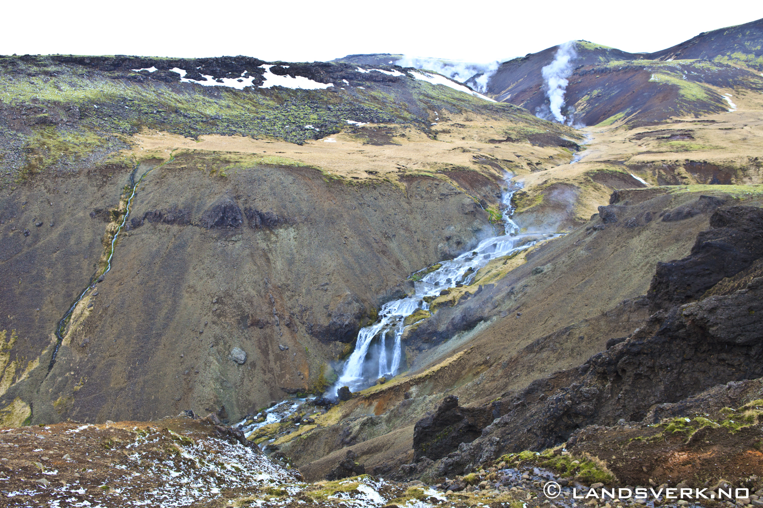 Reykjadalur natural hot springs. 

(Canon EOS 5D Mark II / Canon EF 24-70mm f/2.8 L USM)