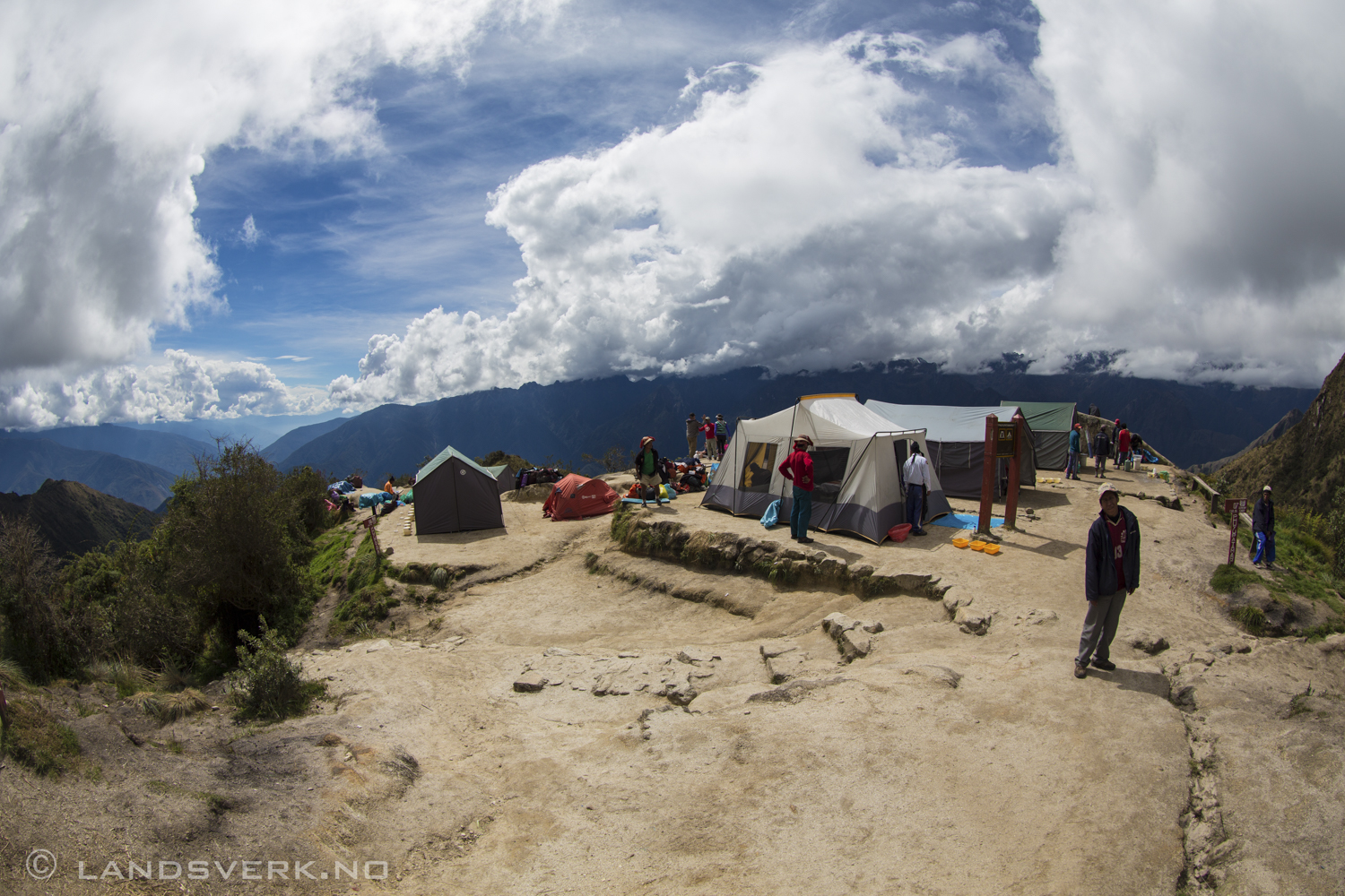 One of the camp sites. The Inka Trail to Machu Picchu, Peru. 

(Canon EOS 5D Mark III / Canon EF 8-15mm 
f/4 L USM Fisheye)