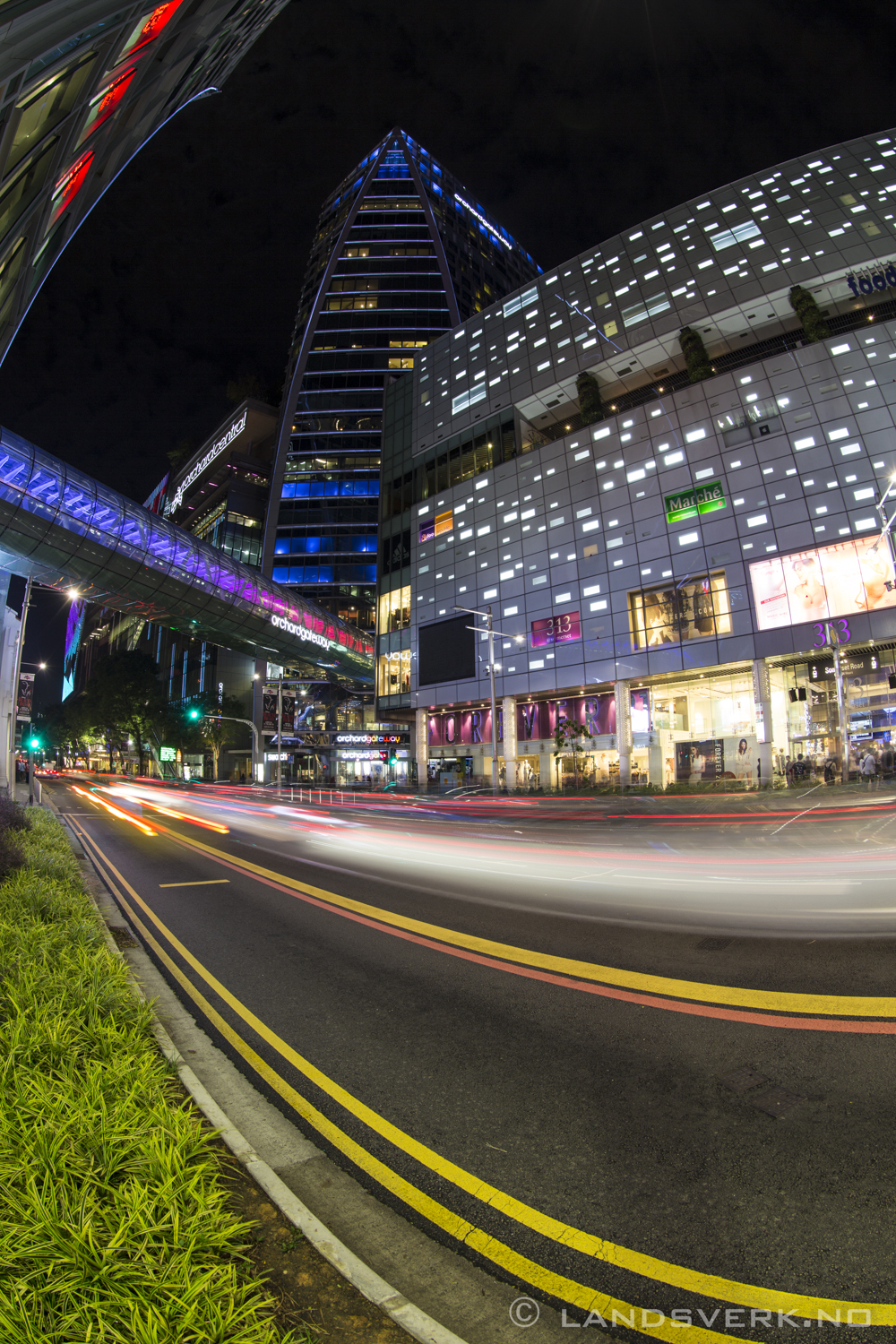 Orchard Road, Singapore. 

(Canon EOS 5D Mark III / Canon EF 8-15mm f/4 L USM Fisheye)