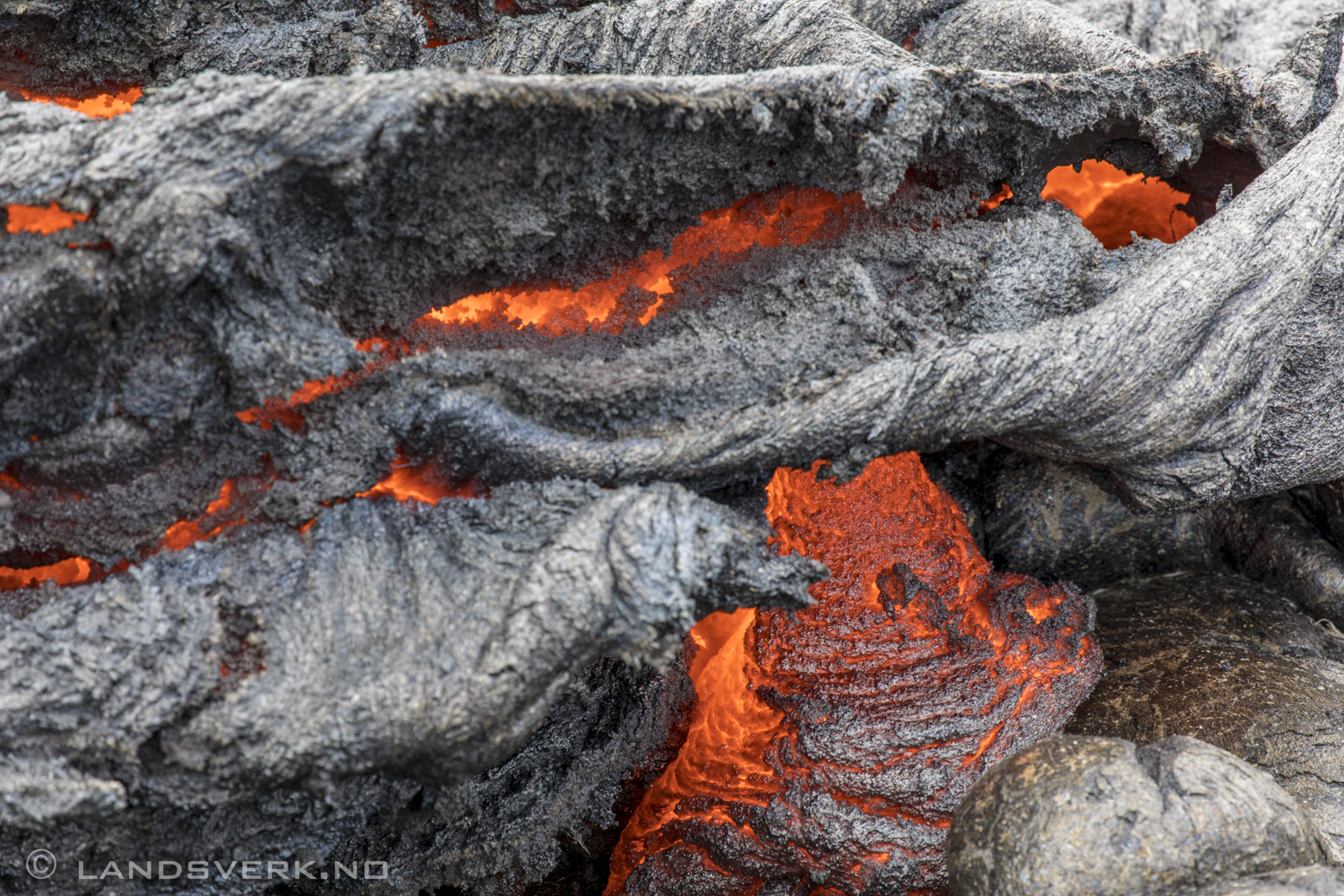Lava flow from the Kilauea East Rift Zone, Kalapana, Big Island, Hawaii. 

(Canon EOS 5D Mark IV / Canon EF 100-400mm f/4.5-5.6 L IS II USM)