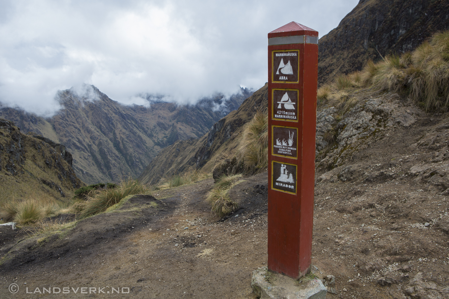 On top of Dead Woman's Pass, 4215 MASL. The Inka Trail to Machu Picchu, Peru. 

(Canon EOS 5D Mark III / Canon EF 24-70mm 
f/2.8 L USM)